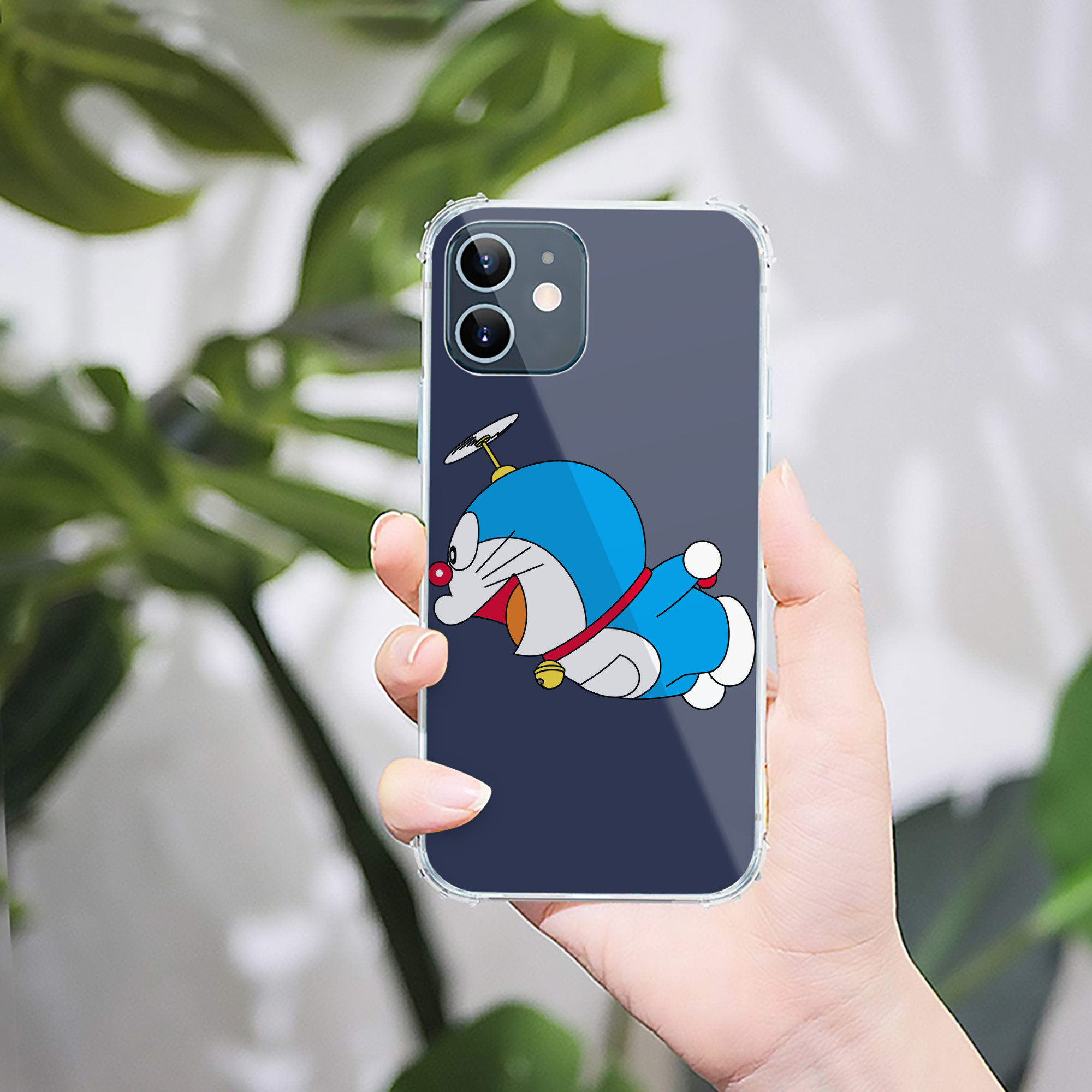 （画像用） ドラえもん Doraemon 【iPhone 12シリーズ対応】透明スマホケース（クリアソフトケース）